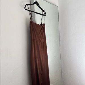 Reformation Frankie Silk Dress